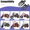 Mini Bike Foot Pegs Assembly Kit Compatible With Coleman Minibike CT200U CT200U-EX BT200X CT200U-EXR CT100U CC100X Axis M200 196Cc 200Cc 97Cc 100Cc