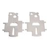 2pcs Deck Plate Key Gas Multifunctional 316 Stainless Steel Boat Gas Cap Key Tool for Fuel Water Tank Replacement Key