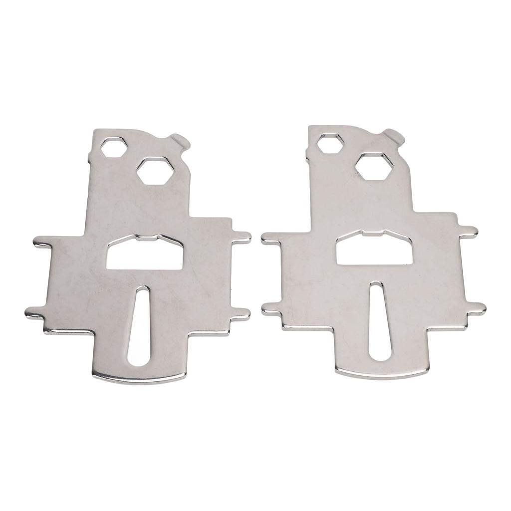 2pcs Deck Plate Key Gas Multifunctional 316 Stainless Steel Boat Gas Cap Key Tool for Fuel Water Tank Replacement Key