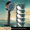 High-Pressure Shower Head with One-Button Water Stop & Filtration