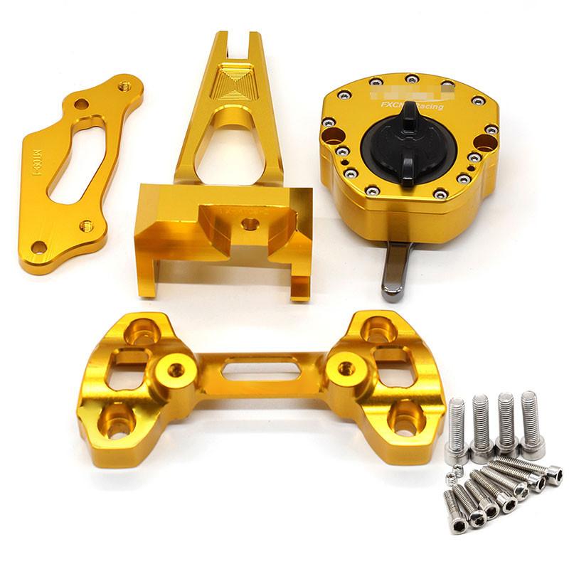 For Yamaha MT-09 FZ09 MT FZ 09 MT09 2014 2015 2016 2017 2018 2019 2020 CNC Aluminum Steering Damper Bracket Mounting Set
