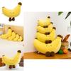 Long Leg Banana Plush Toy Cute Fruit Pillow Gift For Kids And Teens