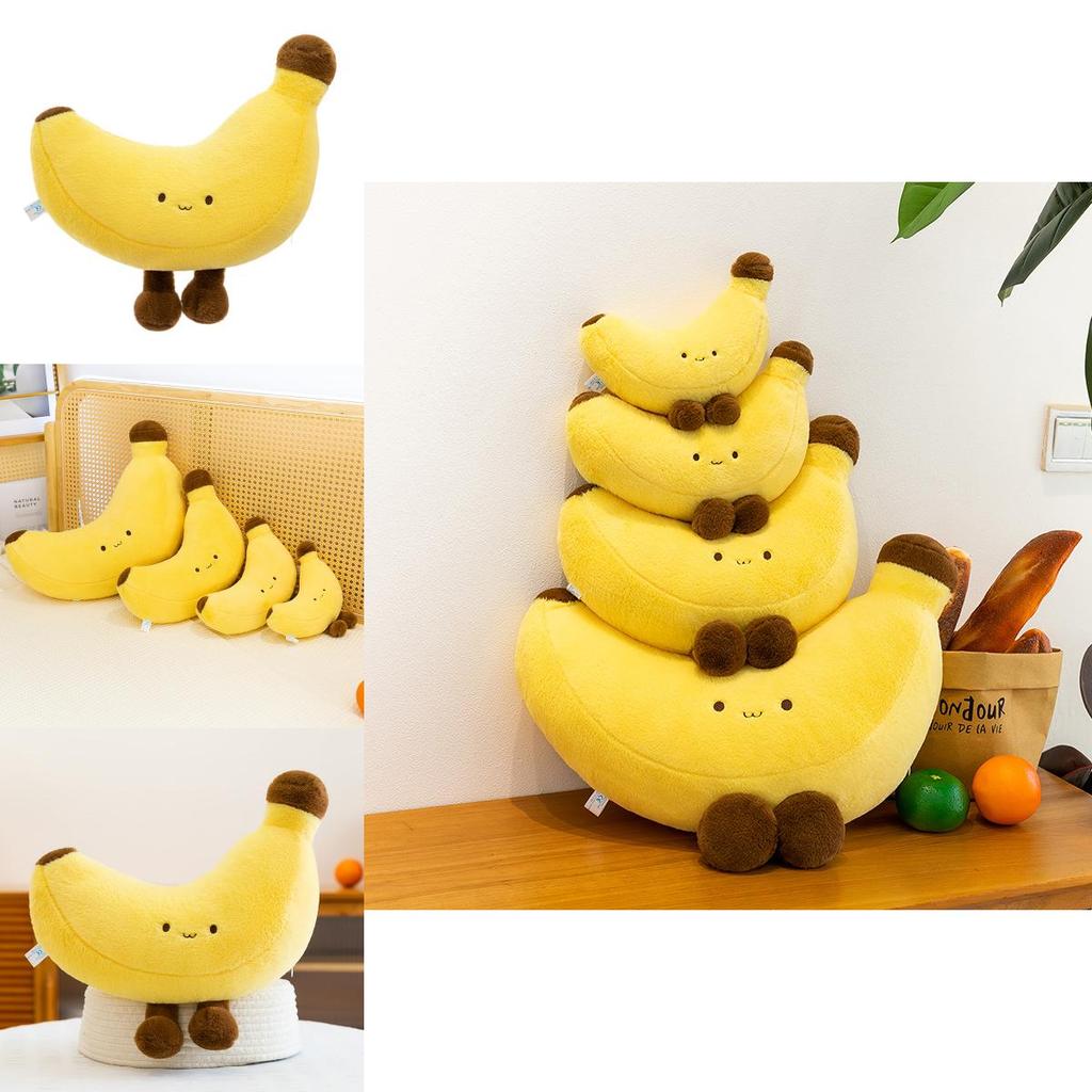 Long Leg Banana Plush Toy Cute Fruit Pillow Gift For Kids And Teens