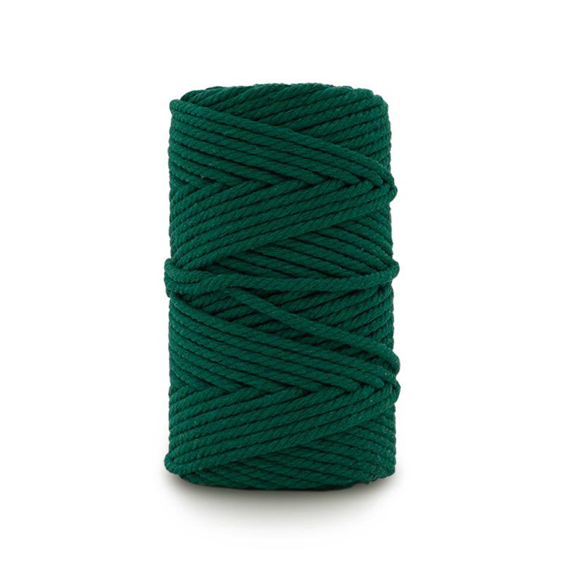 DIY 50 Yards Cotton Rope 3mm Colored Cotton Rope Handmade Cotton Thread Rope Woven Tapestry Rope Binding Rope, Gift Packaging Rope