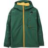 Hooded Jacket Comfortable Skin-Friendly Zipper Long Sleeve Kids Jackets Green JC9373