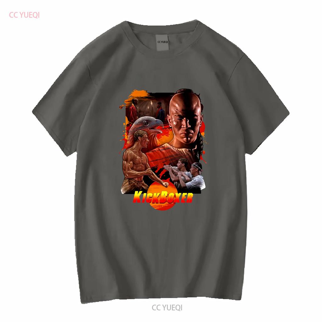 REBAJA Camiseta de Película KickBoxer de Jean Claude Van Damme Algodón Pesado vintage Lavada Transpirable streetwear hombre Ligeramente vintage