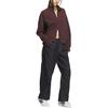Adidas Womens Loose Jacket Comfortable Stand Collar Long Sleeve Women Jacket Deep-Red KF2543