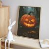 Halloween pumpkin glow diamond painting kit handmade diy painting home decoration painting