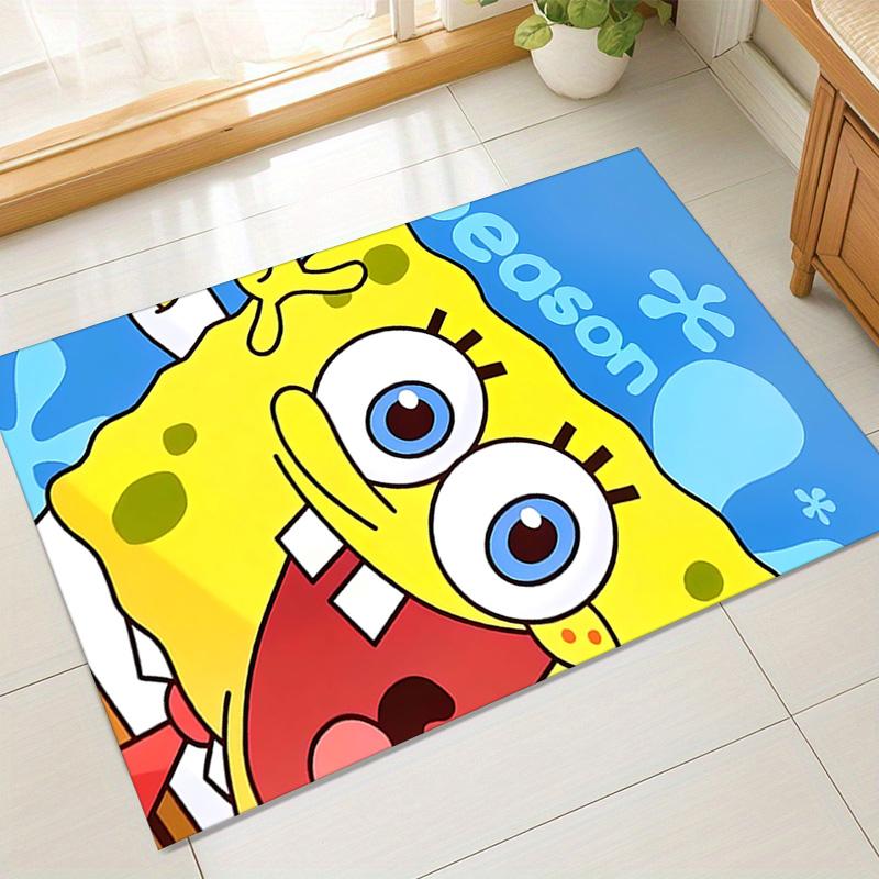 Spongebob Squarepants Season Carpet For Playroom Bedroom Living Room Sofa Home Decorkids Game Area Rug Nonslip Floor Mat