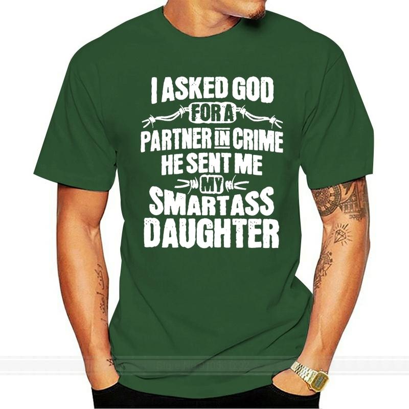 Mens Funny Tshirt fathers day Gift shirt Gift for Dad from daughter Shirt Tee male brand teeshirt men summer cotton t shirt