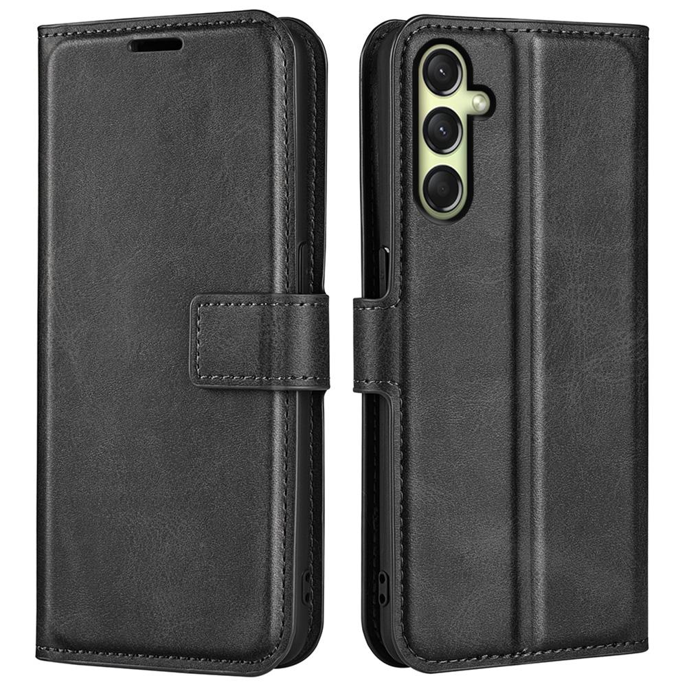 For Samsung Galaxy A16 5G/A16 4G Stand Case Anti-Scratch Calf Texture Leather Phone Cover