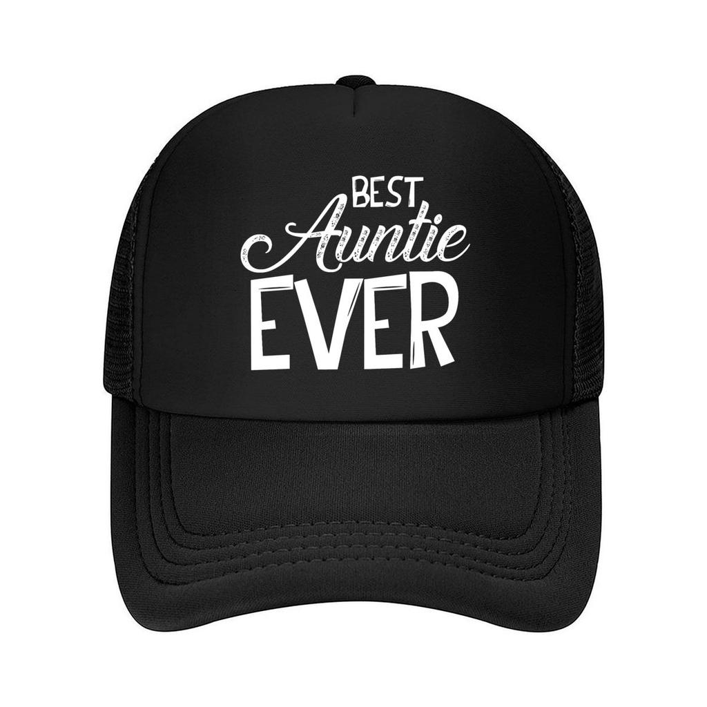 Best Auntie Ever Family Love Art Mesh Baseball Cap Casual Hat Outdoor For Womens Unisex FeUnisex