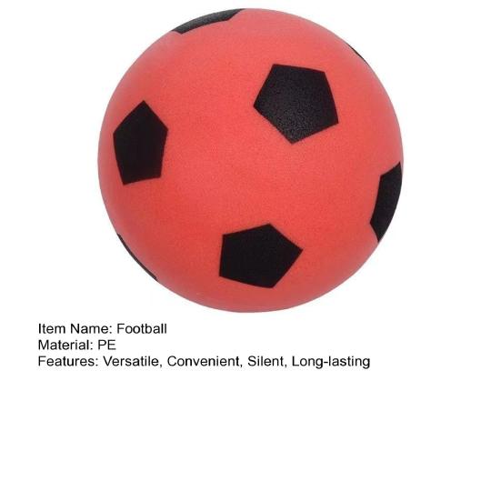 Tichý fotbalový míč pro vnitřní trénink, měkký elastický fotbalový míč s dlouhou životností, tiché sportovní vybavení pro děti
