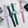 Fashion Sports Women Brand Watches Simple Rectangle Numbers Ladies Quartz Watch Casual Silicone Strap Dress Gift Wristwatches
