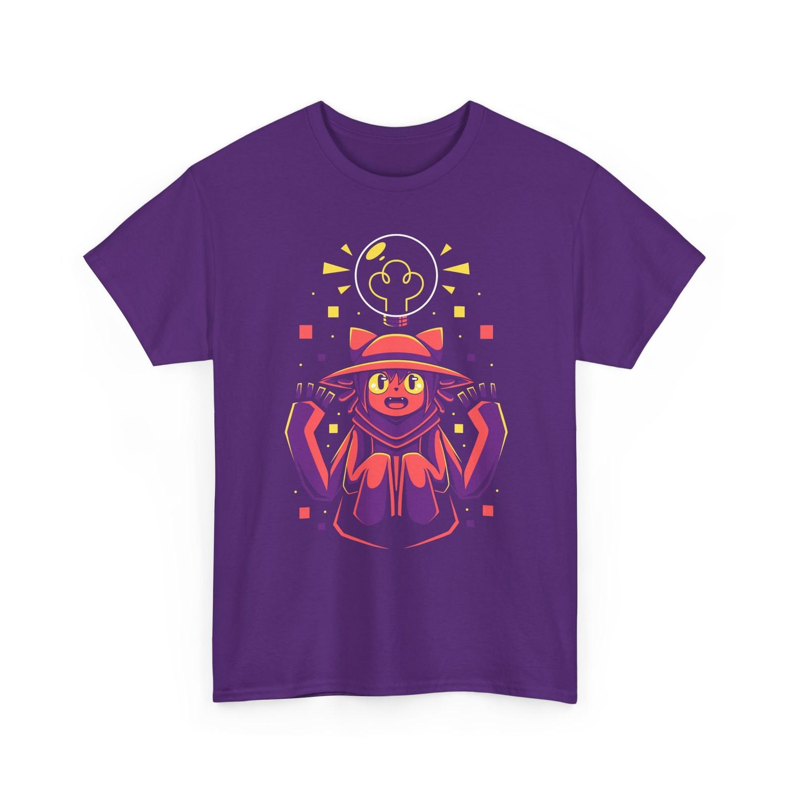 Cat Eyes Unisex T-Shirt - Niko and lightbulb Oneshot Indie Game - Gaming Shirt S разноцветный
