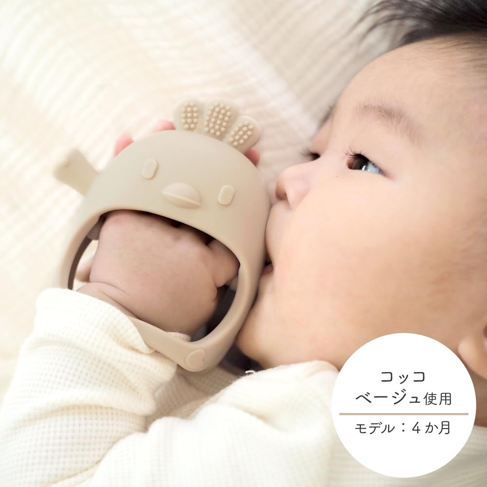 Regalo Silicone Baby Handheld Made with Safe for Newborns Dusty Teether, Teether, Materials, BPA-Free, Microwave-Safe, (Chucky, Blue)