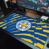 Leicester City Fußballverein Mauspads Großes Gaming-Tischkissen Rutschfeste Laptop-Tablet-Matte XXL-Matte Mini-PC-Spielmatte Mit Schlosskante_xia
