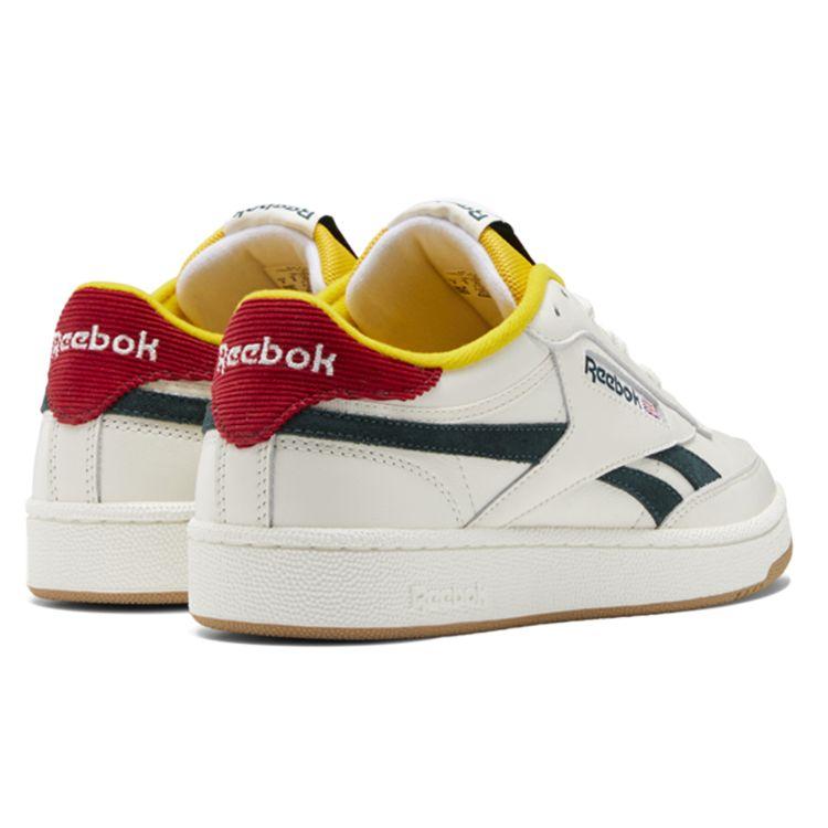 Reebok Club C Revenge Fashion Casual Low-Top Sneakers Unisex Sneakers White Green GY1765
