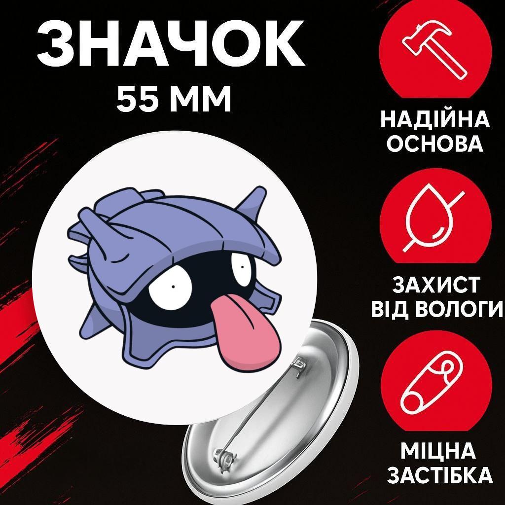 

Значек Покемон Pokemon на булавке на рюкзак 55 мм 1 шт 44 різнокольоровий