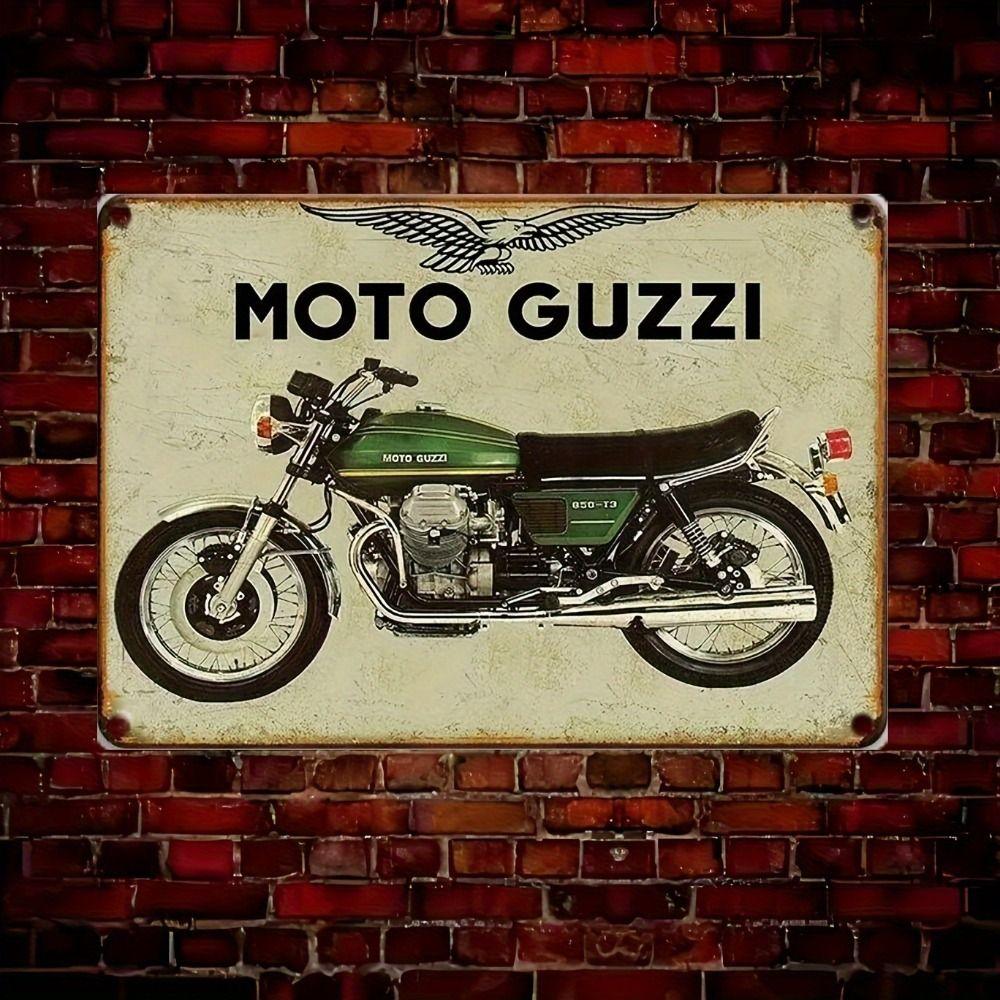 Vintage Retro Motorcycle Tin Sign Metal Wall Art Decor for Home Garage Man Cave Bar Cafe 20x30cm