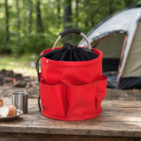Large Capacity with Handle Drawstring Storage Item Oxford Cloth 28 Cm 1 Pc