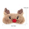 5 Colors Cute Animal Eye Cover Sleeping Mask Christmas Deer Winter Carton Nap Eye Shade Mask