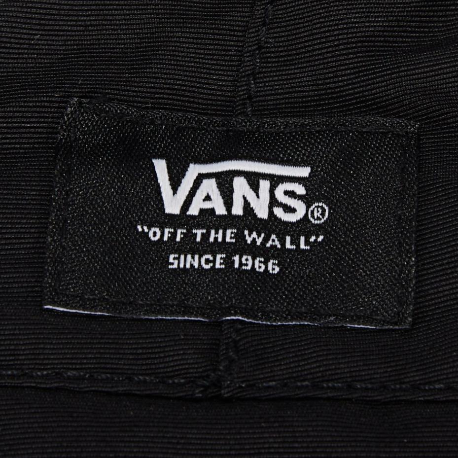 Vans Ss22 Solid Logo Print Elastic Waist Shorts Men Shorts Black VN0A5FL8BLK