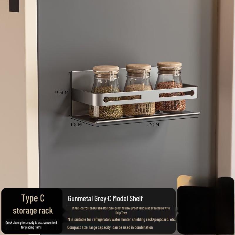 cmaos Magnetic No-Drill Kitchen Pegboard Organizer