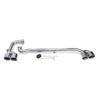 BMW X3/X4 Dual-Outlet Tailpipe Exhaust: Stainless Steel & Carbon Fiber Square Tip