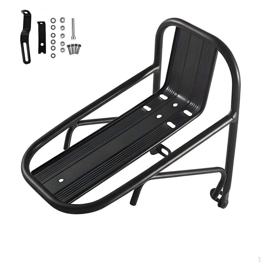 Cycle Front Rack Aluminum Alloy Construction Bike Cargo Quick Installation Luggage