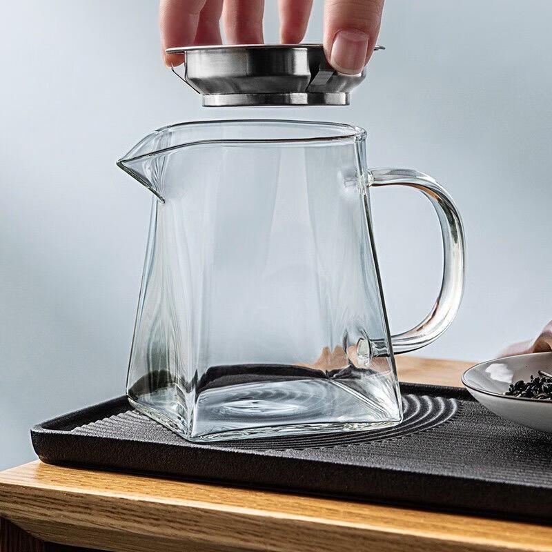 WJ Heat-Resistant Glass Square Fair Cup