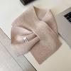 Sciarpa a triangolo in lana merino australiana lavorata a maglia per donna - Versatile, Calda, Sciarpa casual