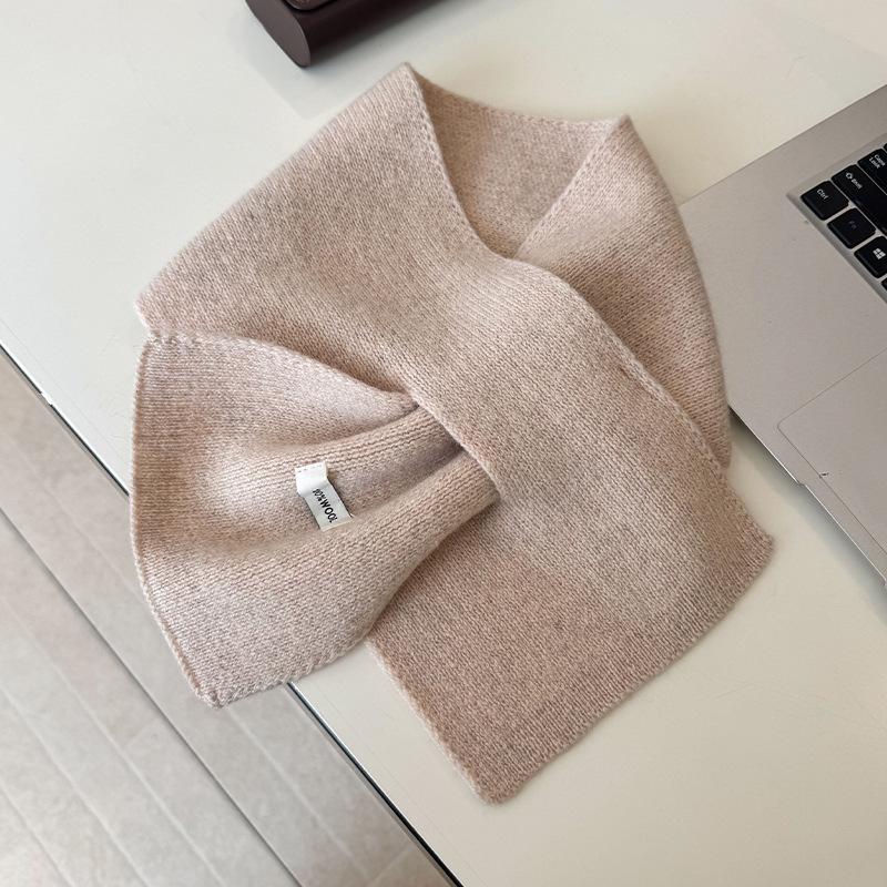 Sciarpa a triangolo in lana merino australiana lavorata a maglia per donna - Versatile, Calda, Sciarpa casual