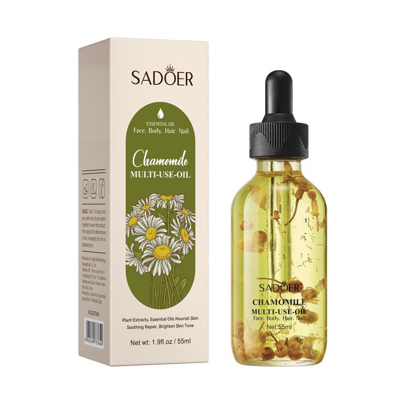 Luxuriöses Rosen Trockenblumen Mehrfach-Effekt Massageöl 55ml zur nährenden Körperpflege mit ätherischen Ölen