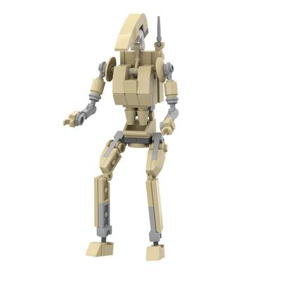 MOC B1 Robot de Batalla Bloques de Construcción Guerra Espacial Figura Alienígena Actividad de Batalla Mecha Bloques Ensamblados Juguete DIY Regalo para Niño
