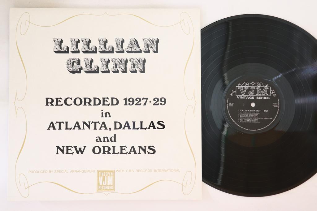 LP Record LILLIAN GLINN - Recorded 1927-29 In Atlanta, Dallas VLP31 VJM 1971 UK Blues Used