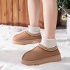 Winter Plush Ankle Boots Female Casual Women's Slippers Home Fluffy Luxury Designer Woman Shoes Indoor Fuzzy Fur Snow Booties