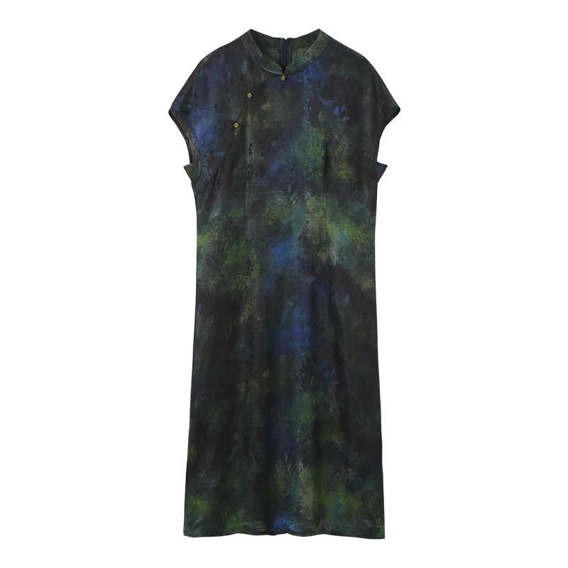 SOFSIL Silk Blend New Chinese Style Dress