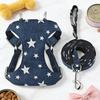 Harness for Dogs Adjustable Quick-Drying Tool Dog Chest Harness for Small Medium Puppies Pet Training Outdoor Garden Yard Lawn