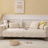 Autumn and Winter New Milk Fiber Gold Leaf Sofa Cushion Modern Simple Non-Slip Sofa Cushion Towel