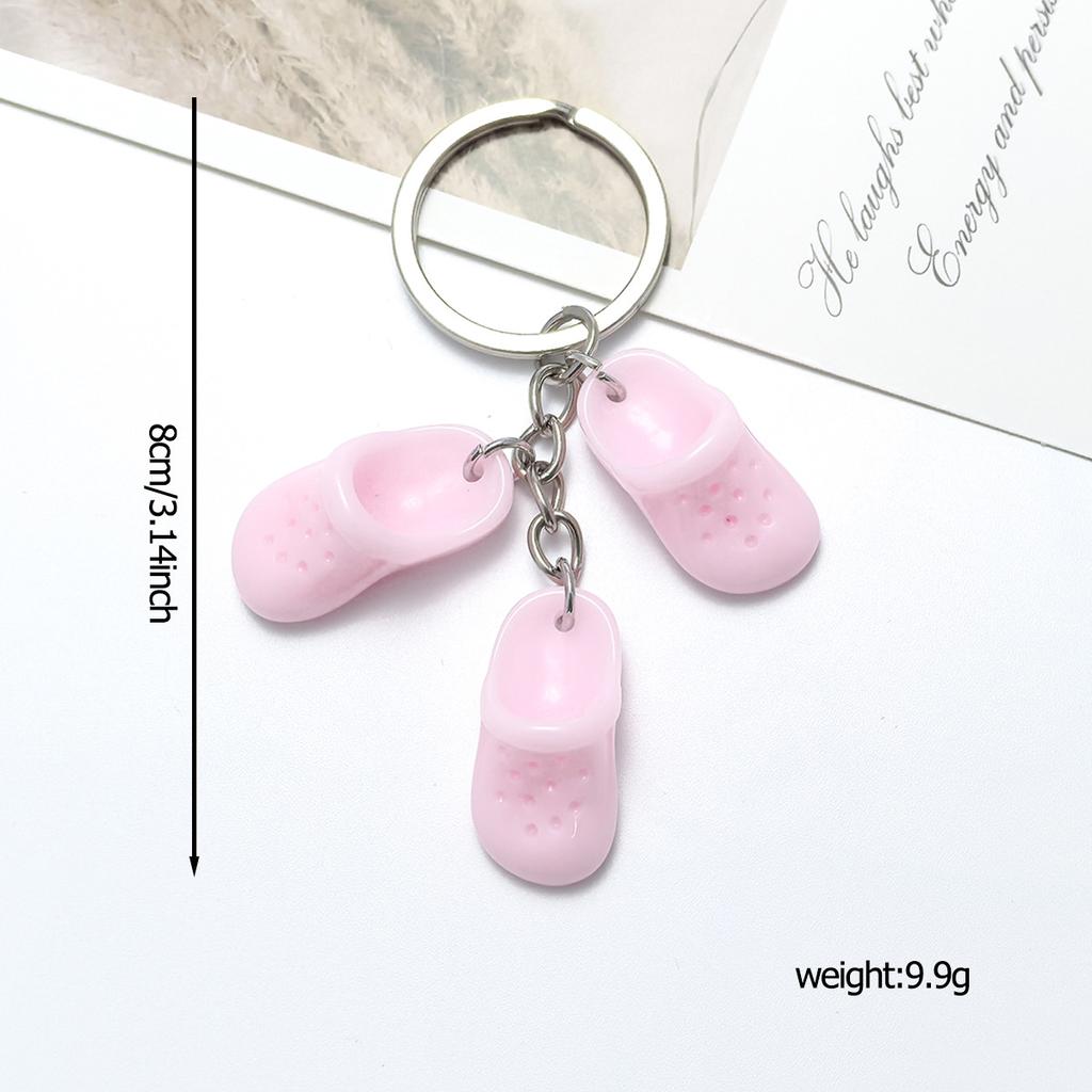 Mini Slipper Keychain Creative Small Gift Bag Decoration Pendant Couple Family Keychain Pendant