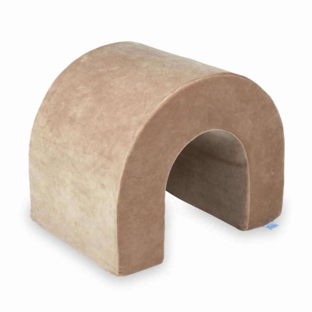Tunel Do Piankowego Placu Zabaw Velvet Soft Ciemny Beżowy