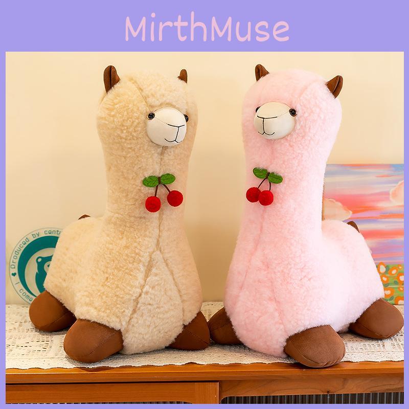Cute Alpaca Plush Toy Soft And Cuddly Stuffed Animal Gift Available In Pink Beige And Brown