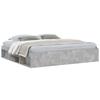 VidaXL Cadre de lit gris béton 200x200 cm 3203890