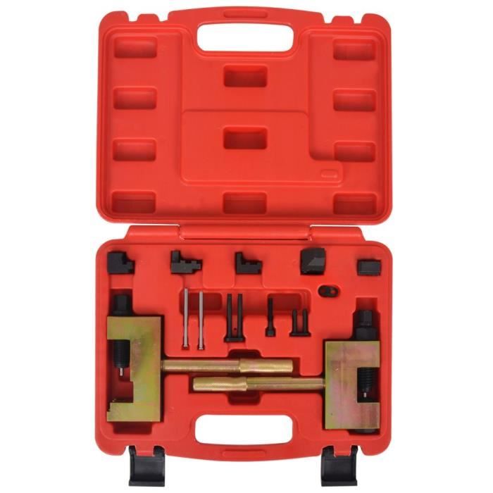 VidaXL Kit d'outils de rivetage de chaînes de distribution Mercedes