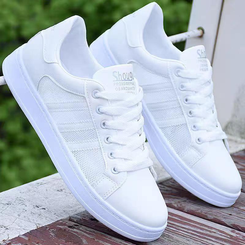 Comfortable fit breathable board shoes summer new net shoes trendy shoes student sports and leisure shoes