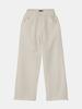 IKALOOK Coated Rayon Spandex Elastic Waist Sweatpants Dpt124