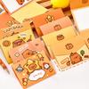 DIY Foldable Envelopes And Small Cards Set High-Aesthetic Capybara Design Postcards Perfect for Students' Wishes And Greetings