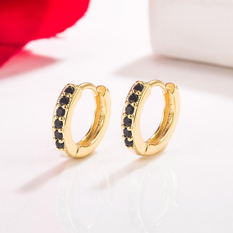 New 925 Sterling Silver Earrings Fashion AAA Zircon For Women Exquisite Student Girlfriend Jewelry Accessories Wedding PartyGood Product