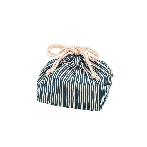 Tatsumiya Drawstring Bag, Navy Blue, Size: Approx. W15 D11 H17 05830